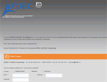 Tablet Screenshot of afdec.fr